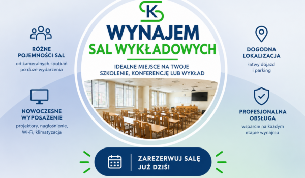 Wynajem sal wykładowych